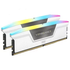 Corsair Vengeance RGB DDR5 6400MHz PC5-51200 32GB 2x16GB CL36 Blanca video
